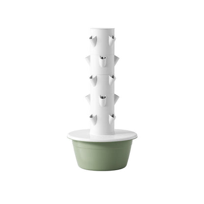 Commercial Indoor Aeroponic Vertical Hydroponic Tower Garden Growing Systems With LED