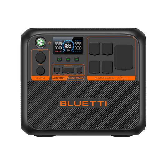 Bluetti power station on a white background