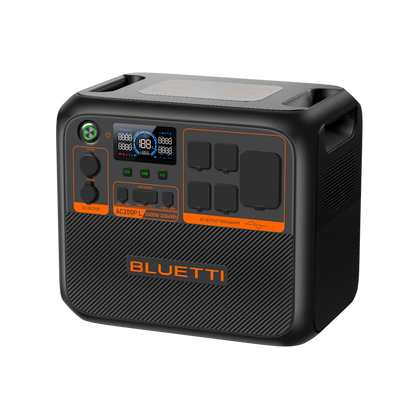 Bluetti power station on a white background