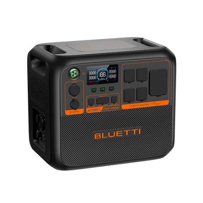 Bluetti power station on a white background