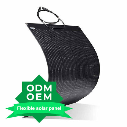Shine 100W | 200W Semi-flexible Monocrystalline Solar Panel Thin Film Flexible Solar Panel for Marine Use
