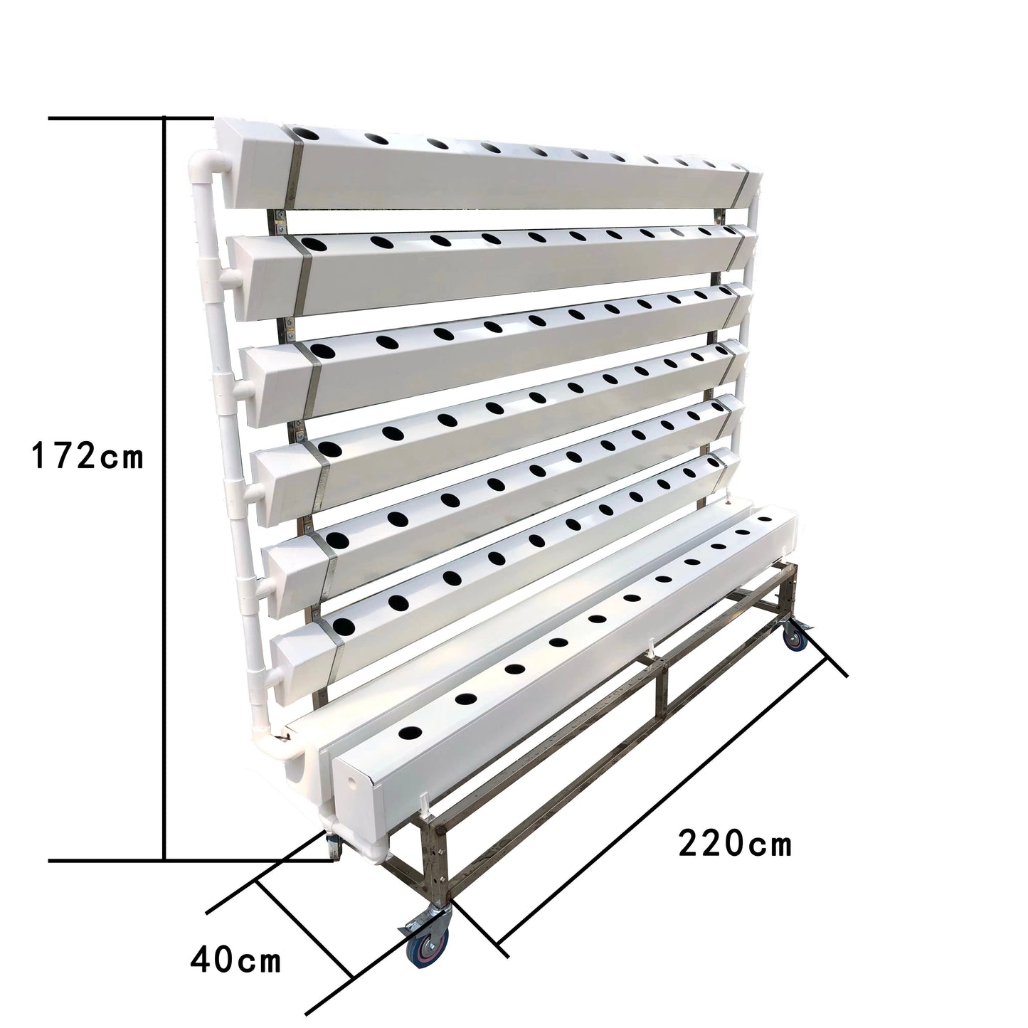 Vertical Aeroponics Greenhouse Hydroponic NFT Grow System for Vegetables, Fruits & Flowers