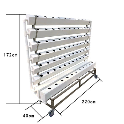 Vertical Aeroponics Greenhouse Hydroponic NFT Grow System for Vegetables, Fruits & Flowers
